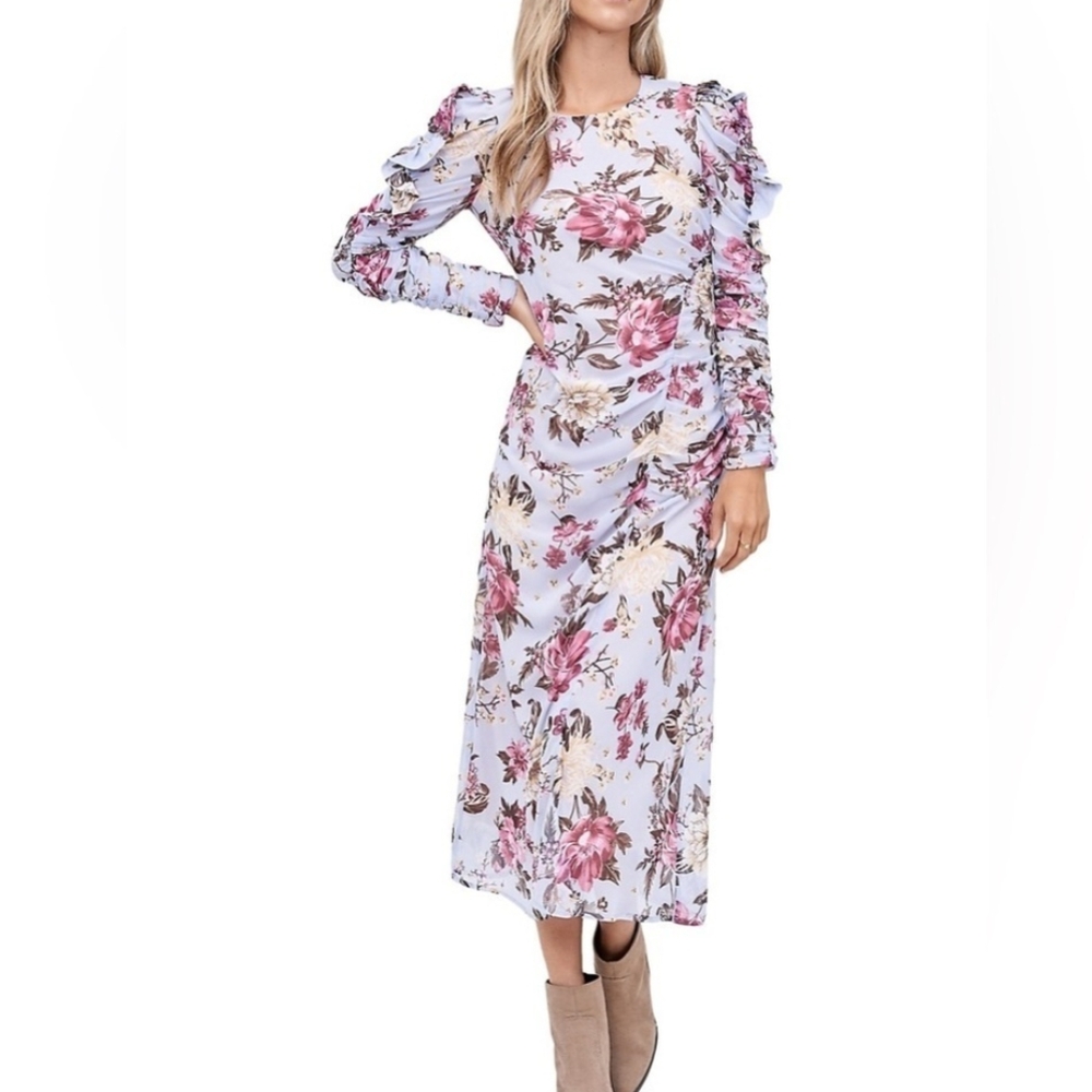 Floral Long Sleeve Dress